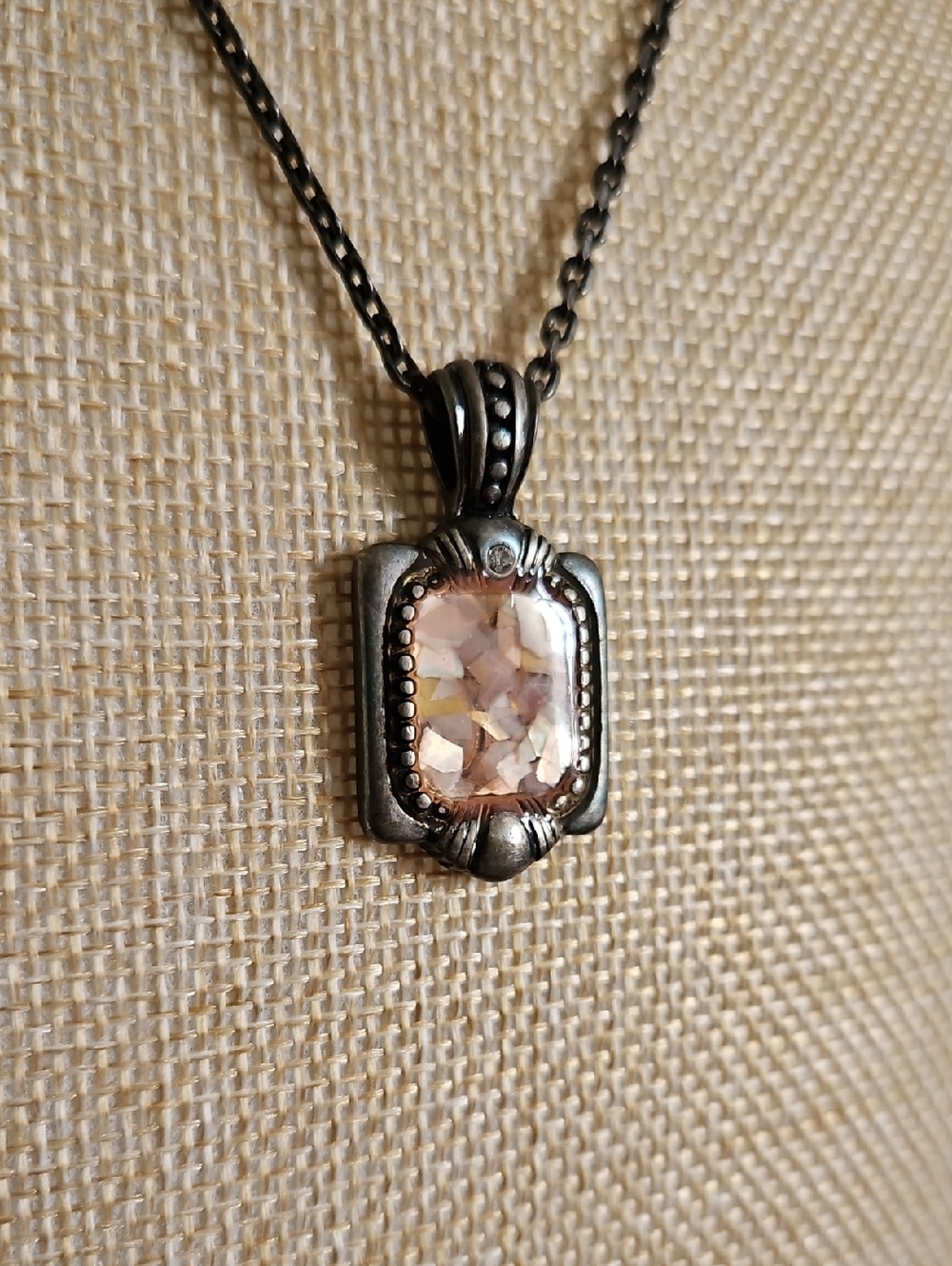 Pink Pendant Necklace